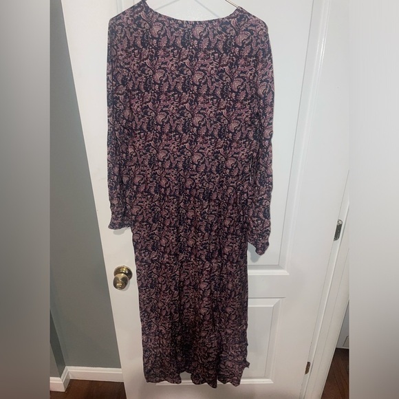 New! Faherty - Isabella Dress - Fiona Block Print 💗 sz XS NWOT - Picture 8 of 16